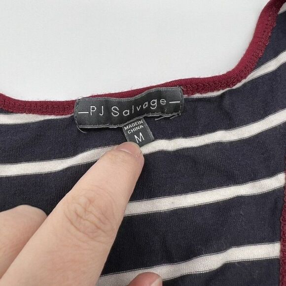 PJ Salvage Racer Back Striped Tank size medium - Picture 2 of 3